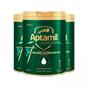 【新西兰直邮富腾达慢线】Aptamil 爱他美有机A2奇迹绿罐蛋白奶1段2罐 保质期至2027年4月