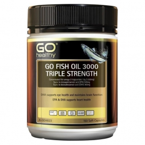 Go Healthy高之源3000mg三倍鱼油胶囊150粒-保质期2026年9月