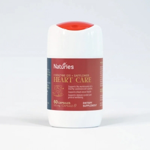 Naturies奈氏力斯护心胶囊辅酶Q10 + 藏红花心脏护理胶囊60粒-保质期2027年1月
