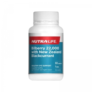 Nutralife纽乐蓝莓越橘黑加仑护眼胶囊60粒-保质期2026年11月