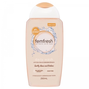 Femfresh芳芯女性私处日常透明护理普通护理洗液250ml-保质期2028年2月