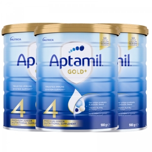 【新西兰直邮富腾达普通线】Aptamil爱他美金装 4段(2岁以上)3罐保质期至2027年5月