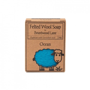 Felted Wool新西兰手工羊毛香皂【海洋】 100g