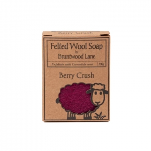 Felted Wool新西兰手工羊毛香皂【莓果沙冰】 100g