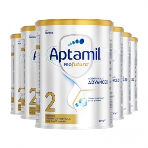 【新西兰直邮富腾达8周】Aptamil 爱他美铂金 2段800克(6-12个月)6罐 保质期2028年2月