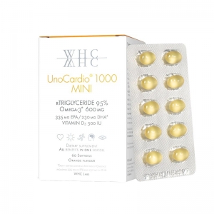 WHC UnoCardio®1000MINI 小金蛋鱼油60粒