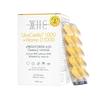 WHC UnoCardio®1000 + Vitamin D 小千金鱼油60粒